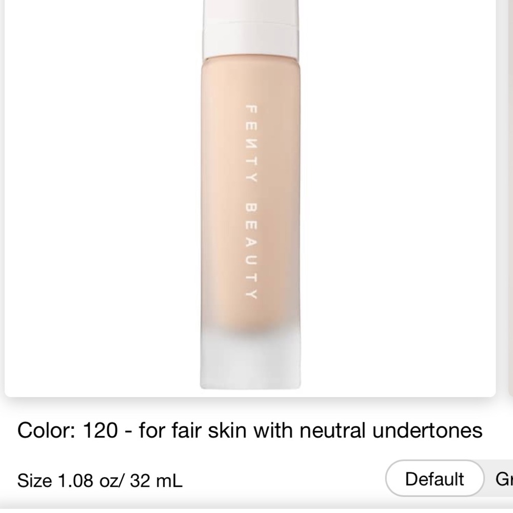 Fenty Beauty Pro Filt’r matte foundation in 120